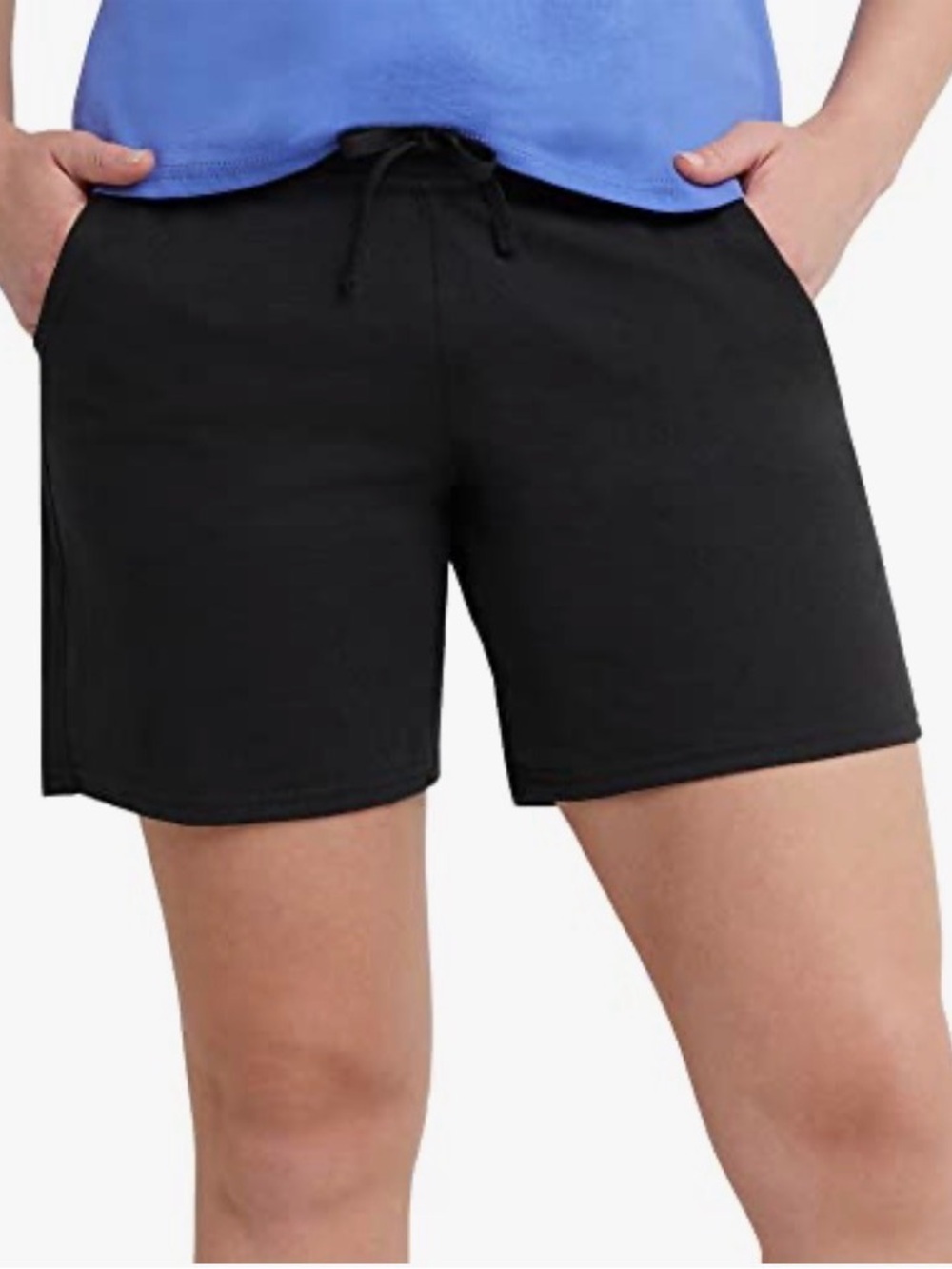 Hanes Black Drawstring Women’s Athletic Shorts Size - M - BNWT